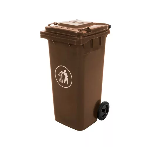 Abfallbehälter 120L braun