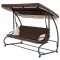 Megi Gartenschaukelbett braun