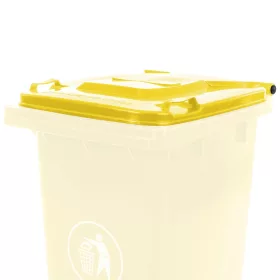 240L gelber Mülltonnendeckel