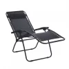 Zusammenklappbarer Graphit-Liegestuhl Delux
