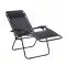 Zusammenklappbarer Graphit-Liegestuhl Delux