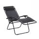 Zusammenklappbarer Graphit-Liegestuhl Delux