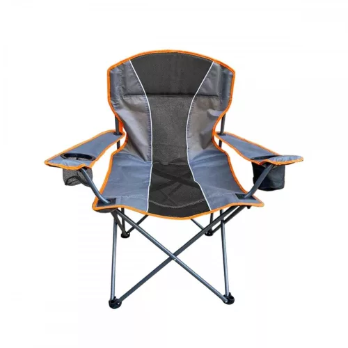 Gartenstuhl Graphit Orange