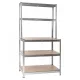 Schwerlastregal G 100x30/60x180 cm 150 kg