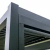 LUXE Pergola 5,8x3m anthrazit mit LED-Beleuchtung
