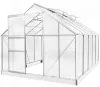 Gewächshaus aus Polycarbonat 250 x 310 x 124/205 cm