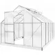 Gewächshaus aus Polycarbonat 250 x 310 x 124/205 cm