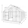 Gewächshaus aus Polycarbonat 250 x 310 x 124/205 cm