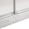 Gewächshaus aus Polycarbonat 250 x 430 x 124/205 cm