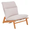KALEM Gartenliege mit Fußstütze
