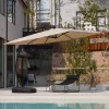 Solano Garten Sonnenschirm 4 m beige