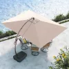 Solano Garten Sonnenschirm 4 m beige