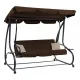 Pegi Gartenschaukelbett braun