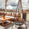 MIR281 Holzkohlegrill-Set mit Ständer