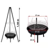 MIR281 Holzkohlegrill-Set mit Ständer