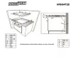 HOMEFORT HFBK64T2B Keramisches Kochfeld