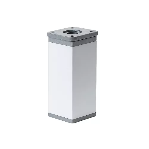 Uni-Möbelbein 100 mm silber