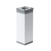 Uni-Möbelbein 150 mm silber