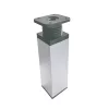 Uni-Möbelbein 150 mm silber