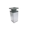 Uni-Möbelbein 60 mm silber