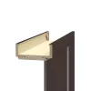 Dekorativer Koffer IR Wenge 75/210 14-16 rechts Chromband
