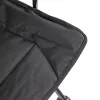Leziter XL Angelstuhl mit Armlehnen und Getränkehalter, schwarz