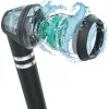 POSEION BT100® Premium Koreanischer Revitalisierungsduschkopf mit Wasserfilter, magnetische Ionisierungstechnologie, grau