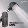 POSEION BT100® Premium Koreanischer Revitalisierungsduschkopf mit Wasserfilter, magnetische Ionisierungstechnologie, grau