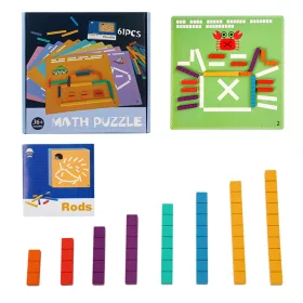 Zählstabpuzzle Arithmetik Holz Lernspielzeug