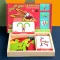 Magnetisches Tangram-Brettspiel mit englischen Karten, Mittelstufe