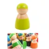 12 Freunde bunte Montessori-Holzfiguren