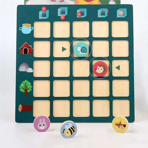Wo ist es? Brettspiel zur räumlichen Orientierung