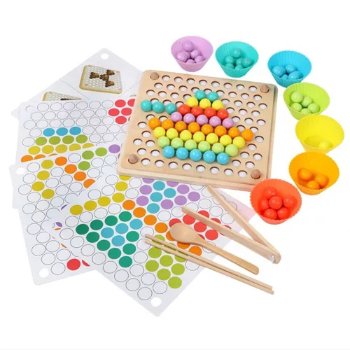 Kugel-Mosaik-Puzzle Montessori-Holzspielzeug