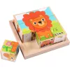 Würfelpuzzle aus Holz, Puzzlespiel