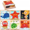 Würfelpuzzle aus Holz, Puzzlespiel