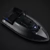 Futterboot C12 mit Rückwurfvorrichtung, schwarz