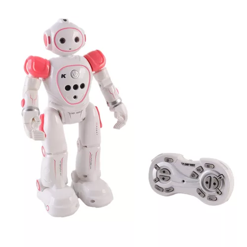 Cady – ein intelligentes, mit Sensoren ausgestattetes, interaktives Spielzeug in Rosa