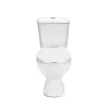 Cleano Monoblock-WC mit Bodenspülung und Sitz