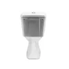 Cleano Monoblock-WC mit Bodenspülung und Sitz