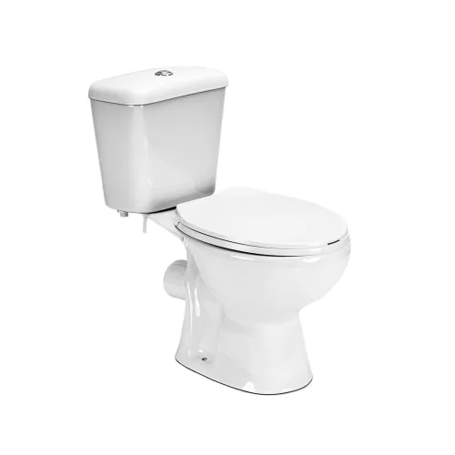Cleano Monoblock WC mit Rückspülung und Sitz