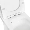 Nile Monoblock-Kompakttoilette mit Absenkautomatik und Bodenspülung