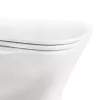 Nile Monoblock-Kompakttoilette mit Absenkautomatik und Bodenspülung
