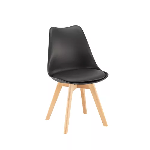 Silla Esszimmerstuhl in Schwarz