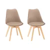 Silla Esszimmerstuhl 2 Stück in beige