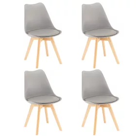 Silla Esszimmerstuhl 4 Stück in grau