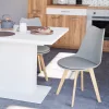 Silla Esszimmerstuhl 4 Stück in grau