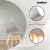 Silla Esszimmerstuhl 4 Stück in grau