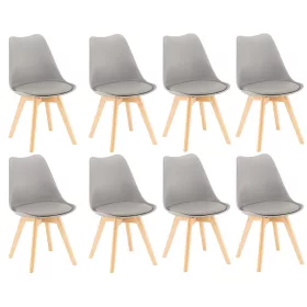 Silla Esszimmerstuhl 8 Stück in grau