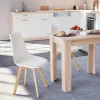 Silla Esszimmerstuhl 2 Stück in weiß