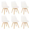Silla Esszimmerstuhl 6 Stück in weiß